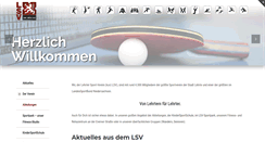 Desktop Screenshot of lehrtersv.de